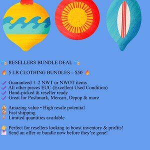 💲💲💲💲💲Resellers Bundle Deal- 5lb NWT,NWOT, EUC Clothing Bundles💲💲💲💲💲